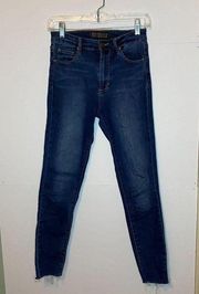 Leith Denim Jeans Sz 25 (measures 26x26) High-Rise Skinny Ankle