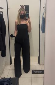 EXPRESS Black Strapless Jumpsuit