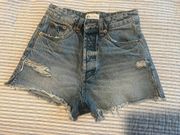 ZARA high rise jean shorts (TRF)