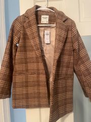 Plaid Wool Jacket