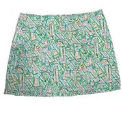 Lilly Pulitzer Callie Guiding Light Mini Skirt Size 0