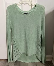 Mint Green Knit Sweater