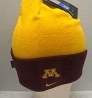 Nike  Team Issue‎ Minnesota Golden Gophers Winter Beanie Cap 2-Tone One Size