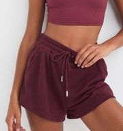 ✨Pink VS Sweat Burgundy Shorts✨