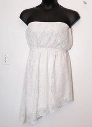 Ruby Rox white lace sleeveless dress