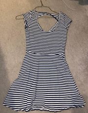 Striped Short Dress