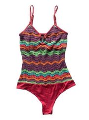 New Look Colorful Knit Tank Top‎ Body Suit
Size S
New Without Tags