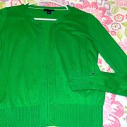 Tommy Hilfiger Kelly Green Cardigan