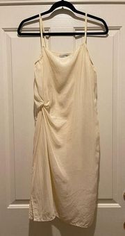 Objects Without Meaning Nude Twist Lounge Dress Beachy - Size Small - VGUC!