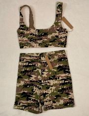 LOGO Camo Bikini Set NWT