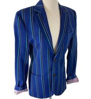 Jack Wills Ordway blue striped boating blazer,NEW unisex preppy academic jacket