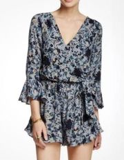 Free People All The Right Ruffles Romper Size S