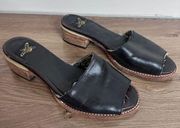Freebird Size 8 Black Leather Sandals