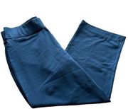 New Lands End Womens Starfish Crop Blue Pants Small With 1 Front Pocket