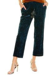 Something Navy Jordy Studded Velvet Relaxed Pants