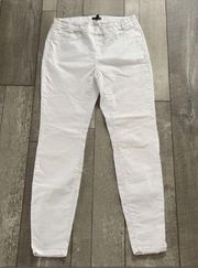 Size Small Skinny White Pull-On Jeans