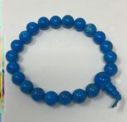 NATURAL TURQUOISE Beaded Bohemian Stretch Healing Energy Bracelet