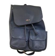 Fila Womens Leather Navy Blue Backpack