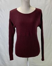Pullover Hayes Merino Wool Ribbed Sweater Size Small