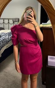 One Shoulder Cutout Dress