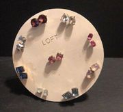 Loft multi color earring (9 pairs) lot