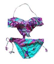 Raisins Bikini Set Paisley Tassel Tie