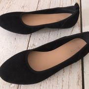 Black Ballet Flats, Size 8 1/2