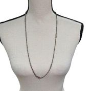 Bar and chain necklace