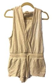 VICTORIAS SECRET JERSEY KNIT SWIM COVER ROMPER