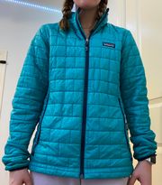 Teal Nano Puff Jacket