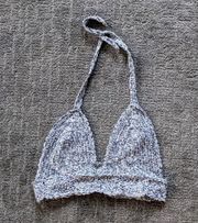 Sn Lorenzo Knitted Crochet Bikini Top