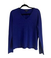 woman’s royal blue sweater size XL