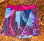 Rainbow Nike Pros Shorts