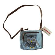 NWT-UNIONNAY-DENIM OWL CROSSBODY BAG Adorable crossbody bag