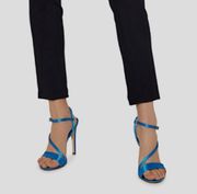 Vivian Satin Strappy Sandal Heels