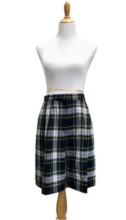 Vintage  wool plaid culottes 10