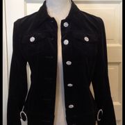 Velvet Rhinestone Jacket