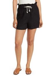 Laundry by Shelli Segal Drawstring Pocket Shorts Black Size S