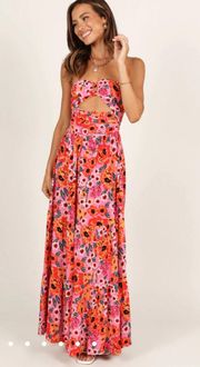 Sarai Maxi Keyhole Dress