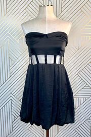 KEEPSAKE the Label Here and Now Bubble Dress Black