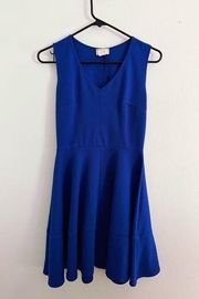 Love…ady Blue Fit & Flare Dress Size Medium