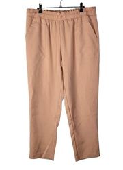 Melissa Paige Light Pink Straight Leg Trouser Pants L