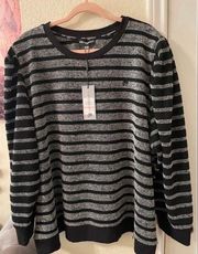 Womens gray/black sweater size 3X New