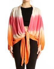 Young Fabulous & Broke Pink Orange Tie Dye Blouse