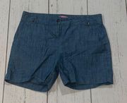 Issac mizrahi blue shorts