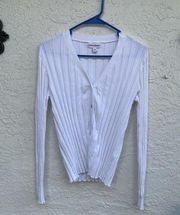 Women’s  Jeans white Cardigan size L