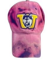 Custom Nike Dri-Fit Tie-Dye Fitted Hat One Size Washington Huskies