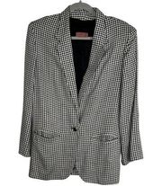 Worthington Houndstooth Blazer Small