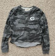 Grey Camo Georgia Crewneck