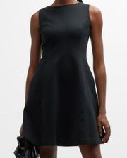 Spanx The Perfect Fit & Flare Dress Classic Black Skater A-Line Sleeveless Ponte